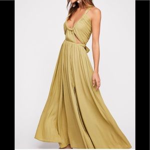 Free People Issa Maxi Dress - Olive